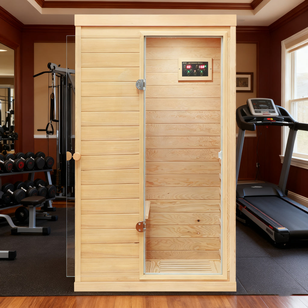 Hemlock Mini Sauna Far Infrared Saunas Detox Bluetooth Speaker Detox Spa 1050W