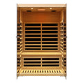 2 - Person Bluetooth Compatible FAR Infrared Sauna in Hemlock