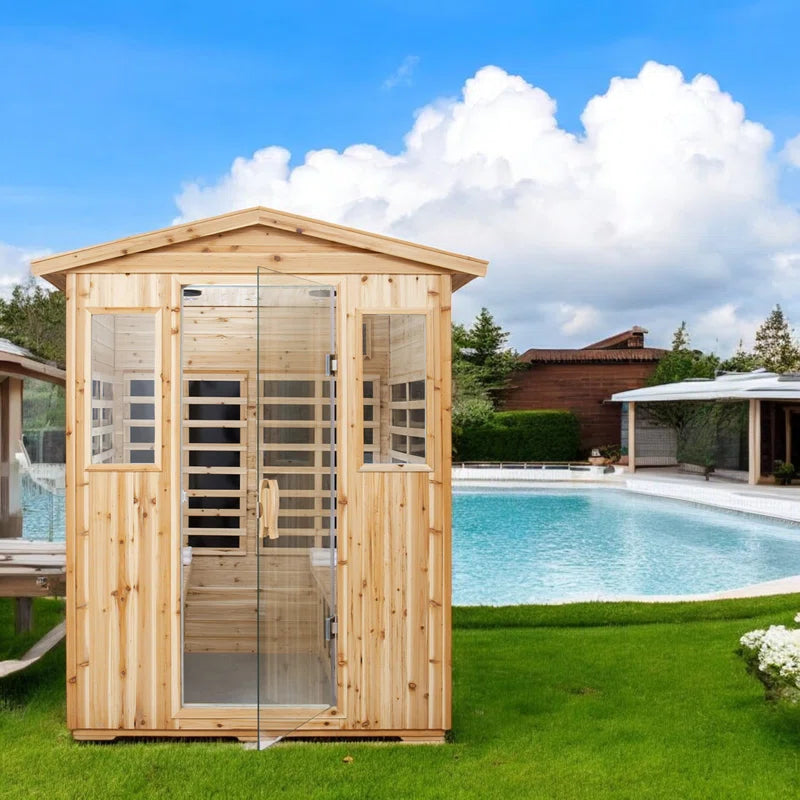 Lomant 4 - Person Far-Infrared Outdoor Sauna Room