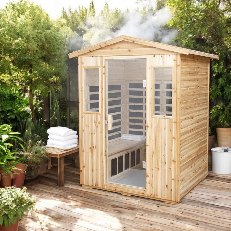 Lomant 4 - Person Far-Infrared Outdoor Sauna Room