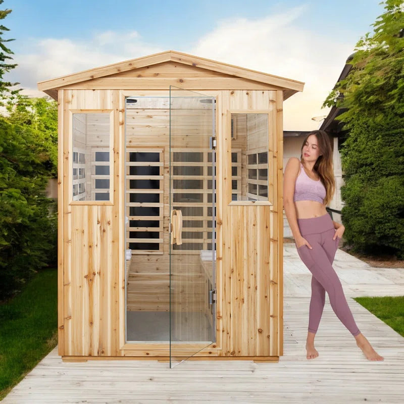 Lomant 4 - Person Far-Infrared Outdoor Sauna Room