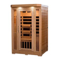 2-Person Hemlock Infrared Sauna with 6 Carbon Heaters