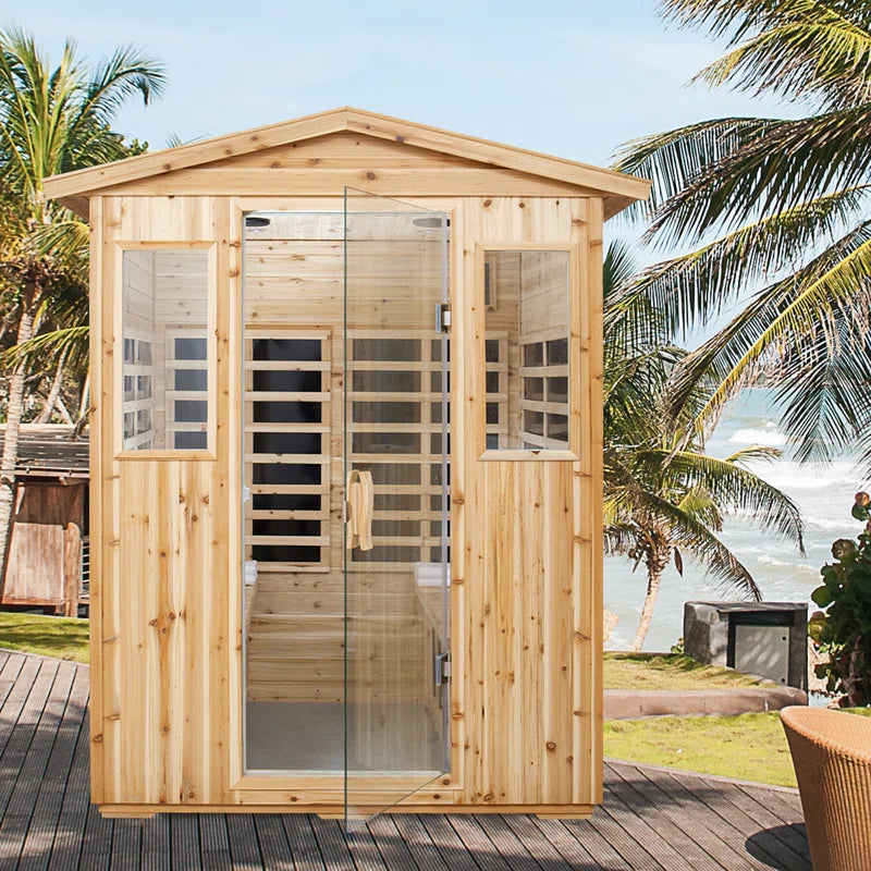 Lomant 4 - Person Far-Infrared Outdoor Sauna Room