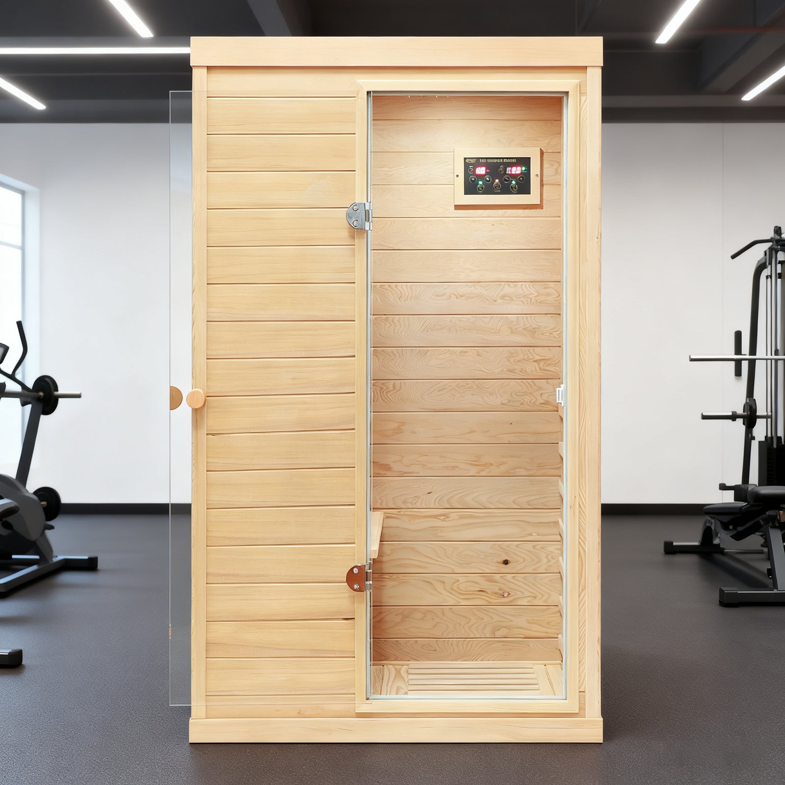 Hemlock Mini Sauna Far Infrared Saunas Detox Bluetooth Speaker Detox Spa 1050W