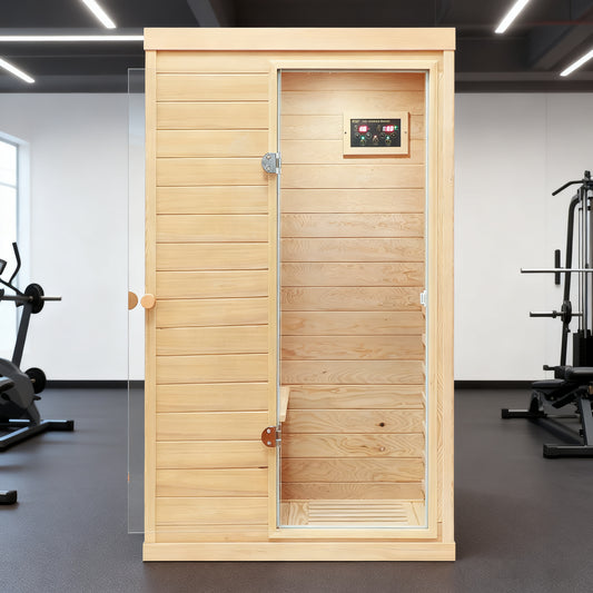 Hemlock Mini Sauna Far Infrared Saunas Detox Bluetooth Speaker Detox Spa 1050W